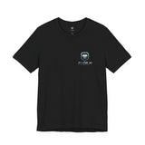 CodeAI Clothing T‑Shirt — Tech Circuit Shield Graphic Tee (Back Print)