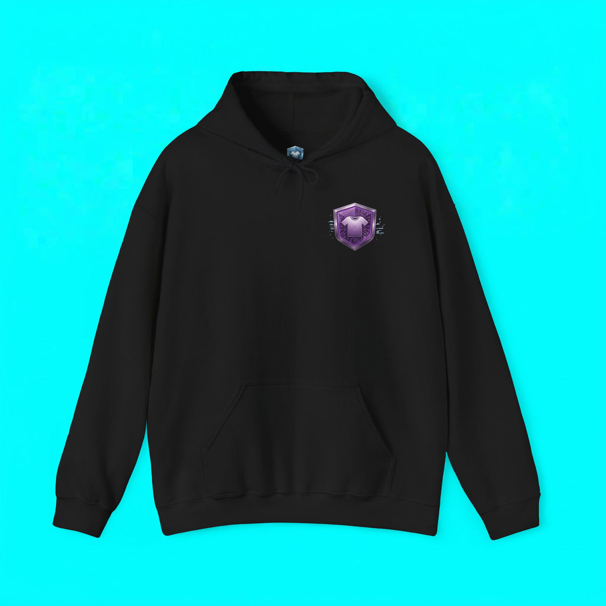 Heavy purple CodeAiclothing ™ Hooded Sweatshirt