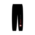 Red and white CodeAiclothing sweatpants