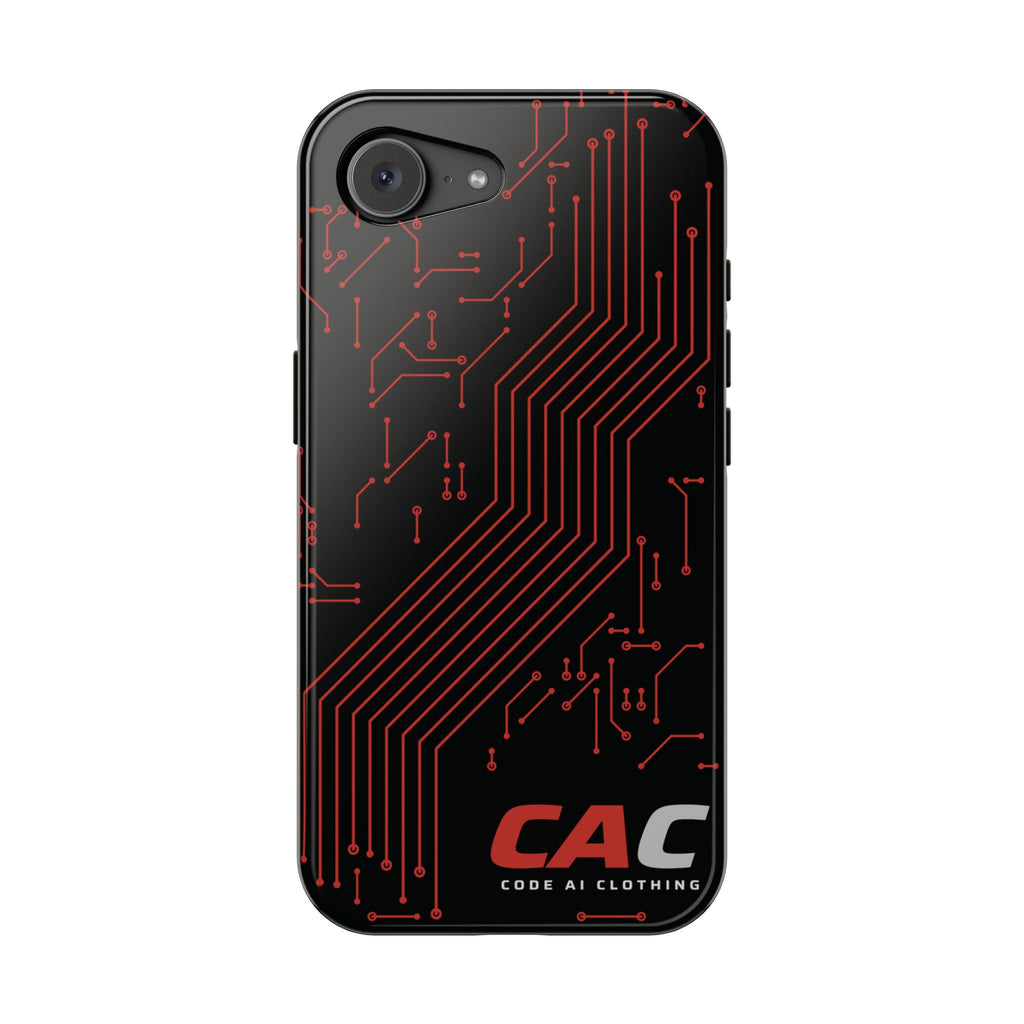Code AI Circuit Phone Case