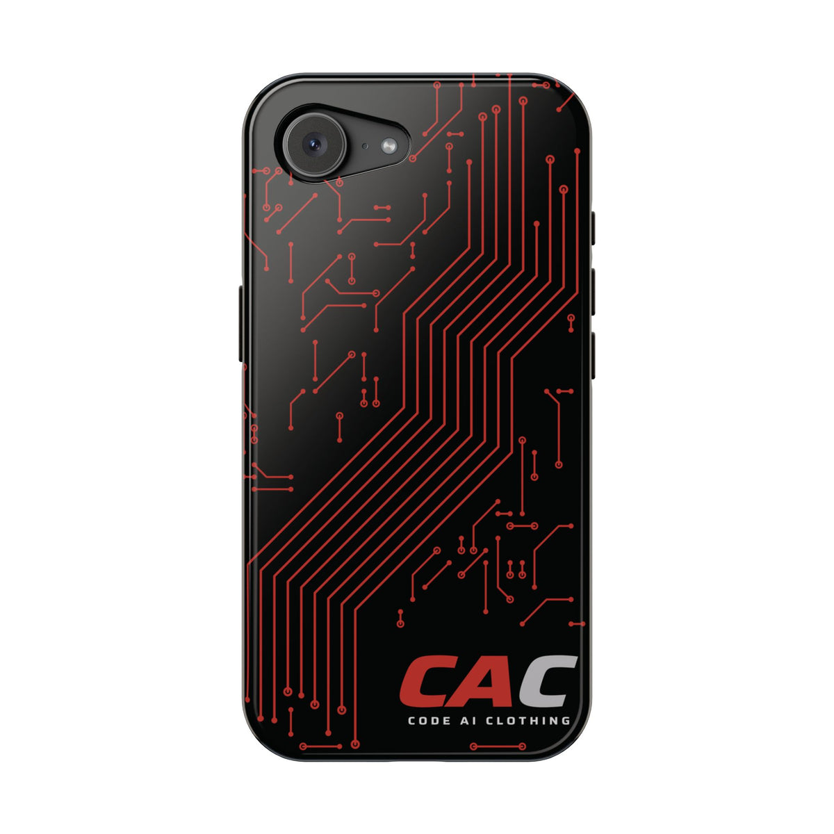 Code AI Circuit Phone Case