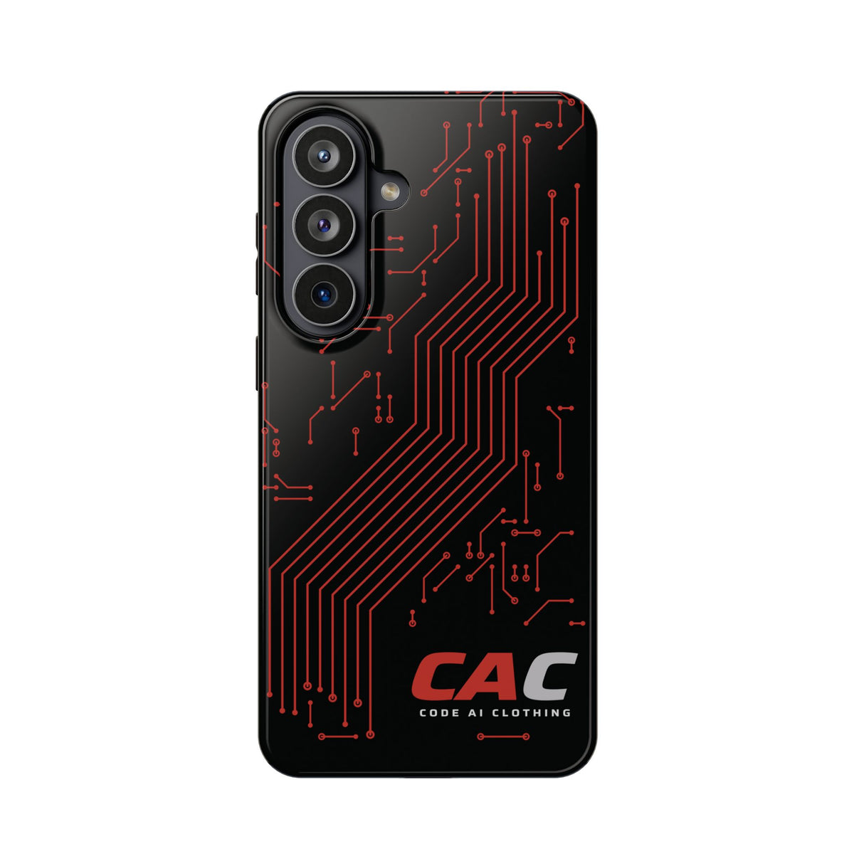 Code AI Circuit Phone Case