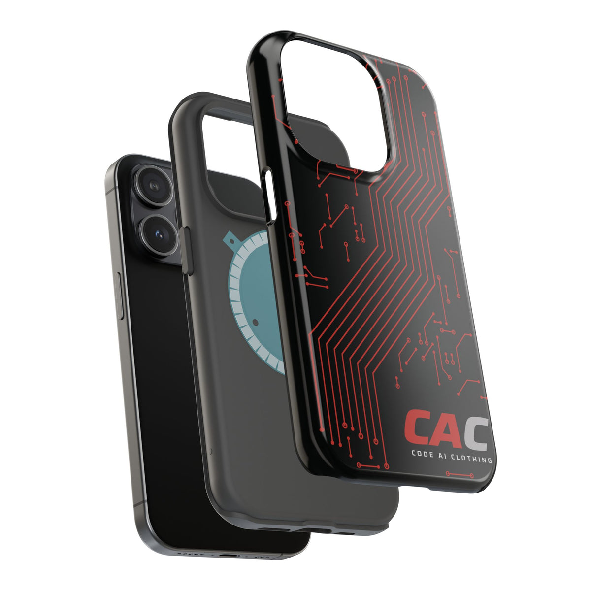 Code AI Circuit Phone Case