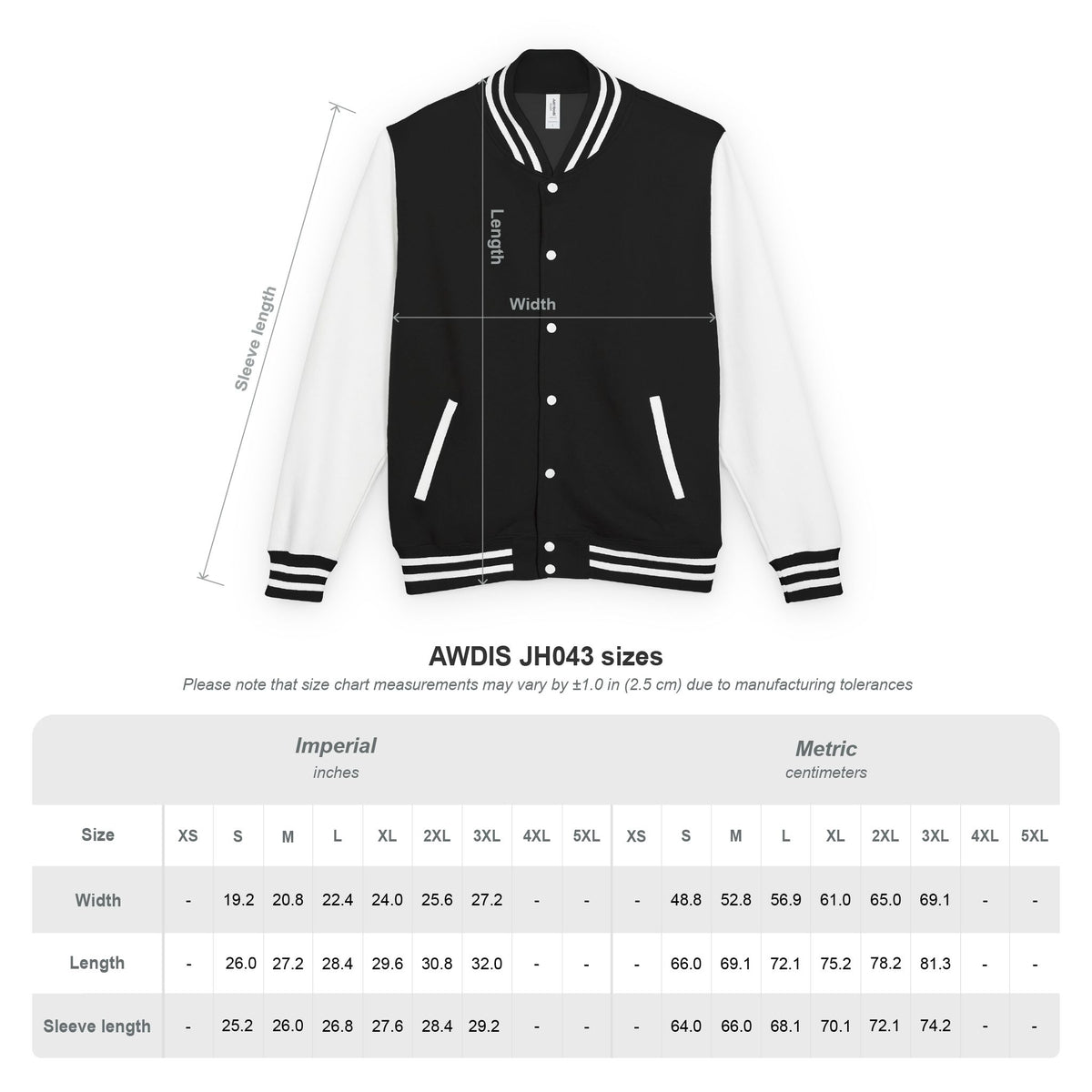 Cac Heavyweight Letterman Jacket