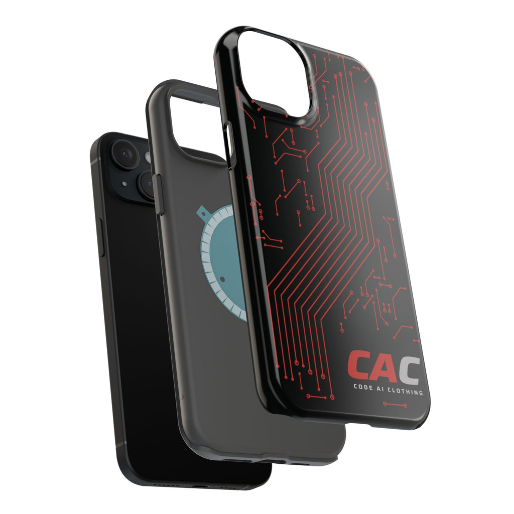 Code AI Circuit Phone Case
