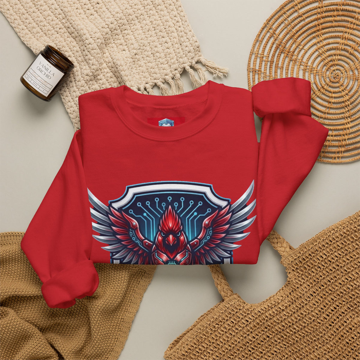 Cardinal CodeAiclothing Heavy Blend™ Crewneck Sweatshirt