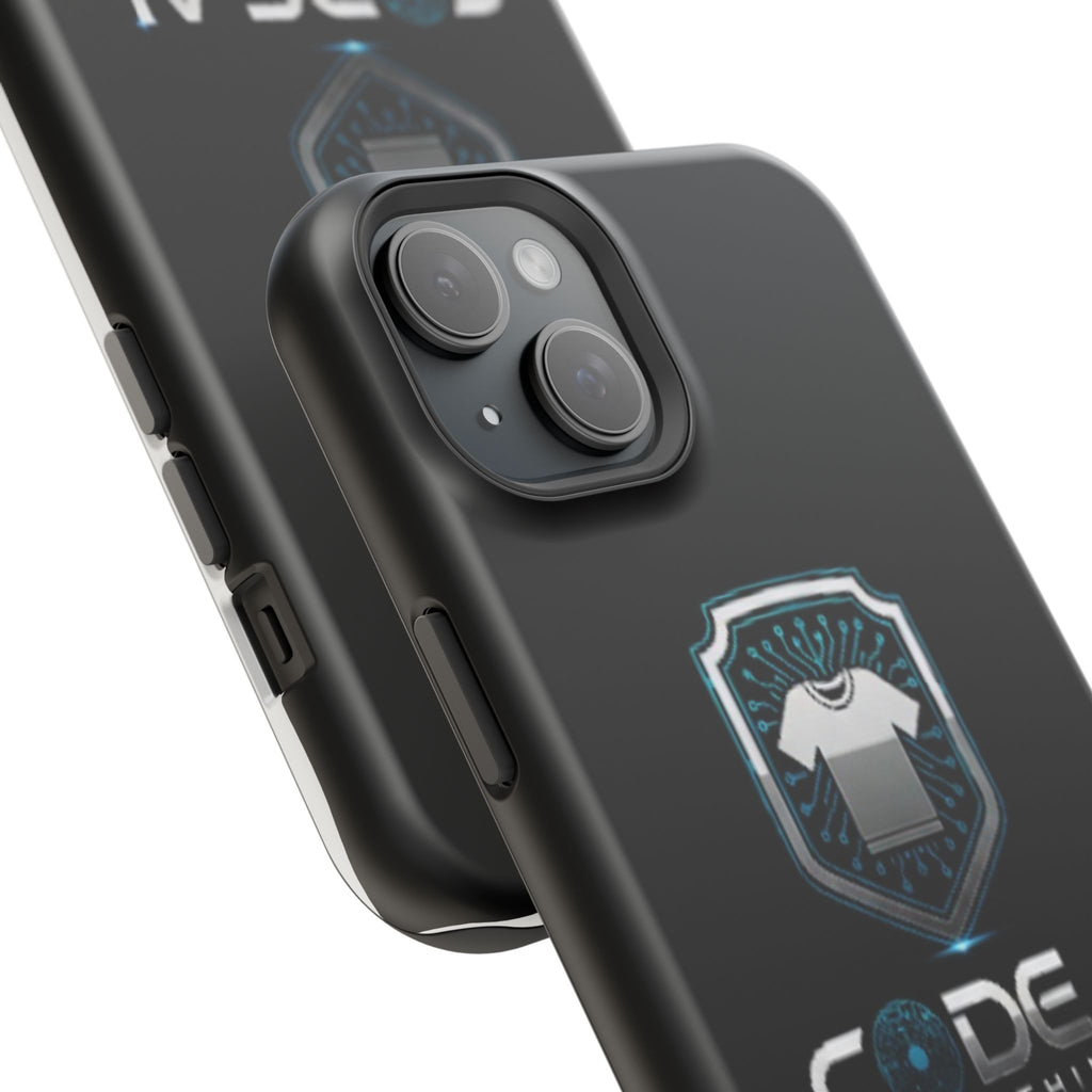 Code AI Clothing Impact-Resistant Phone Case — Tech Shield Logo