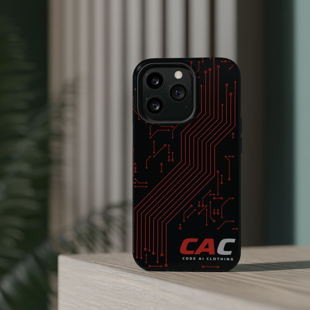 Code AI Circuit Phone Case