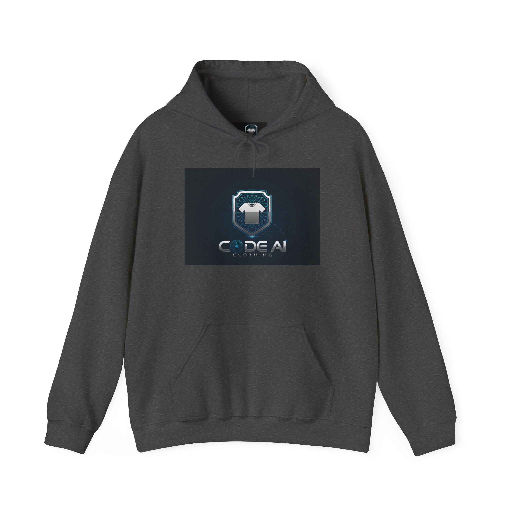 Code AI Logo Hoodie — Programmer Tech Pullover
