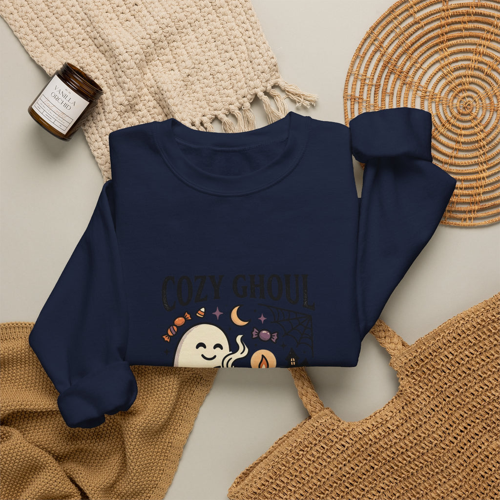 Cozy Ghoul October Nights Sweatshirt | Halloween Halloween Crewneck