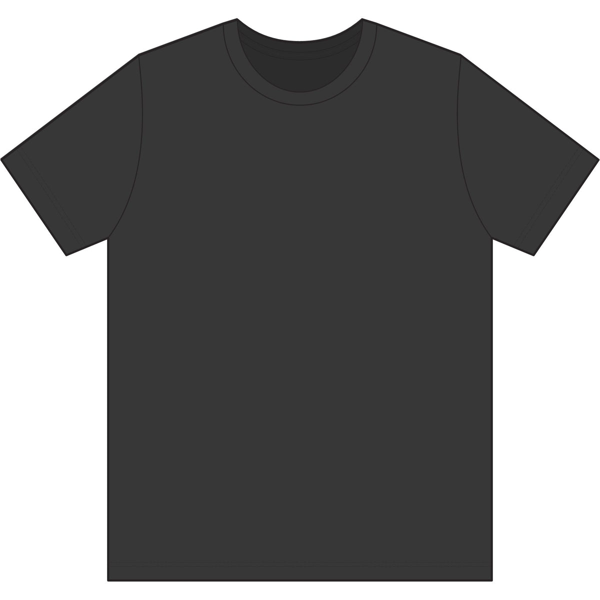 Red and white USA-Made 50-50 T-Shirt