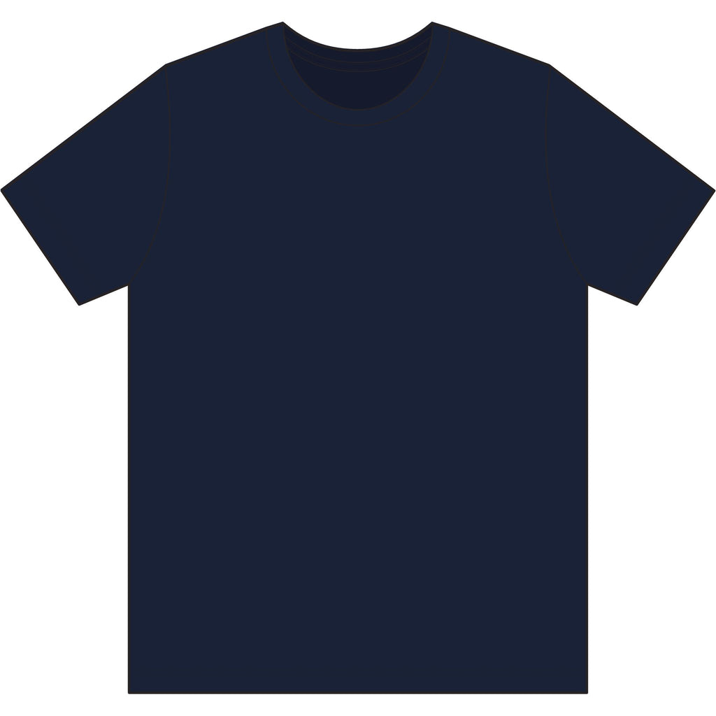 Red and white USA-Made 50-50 T-Shirt