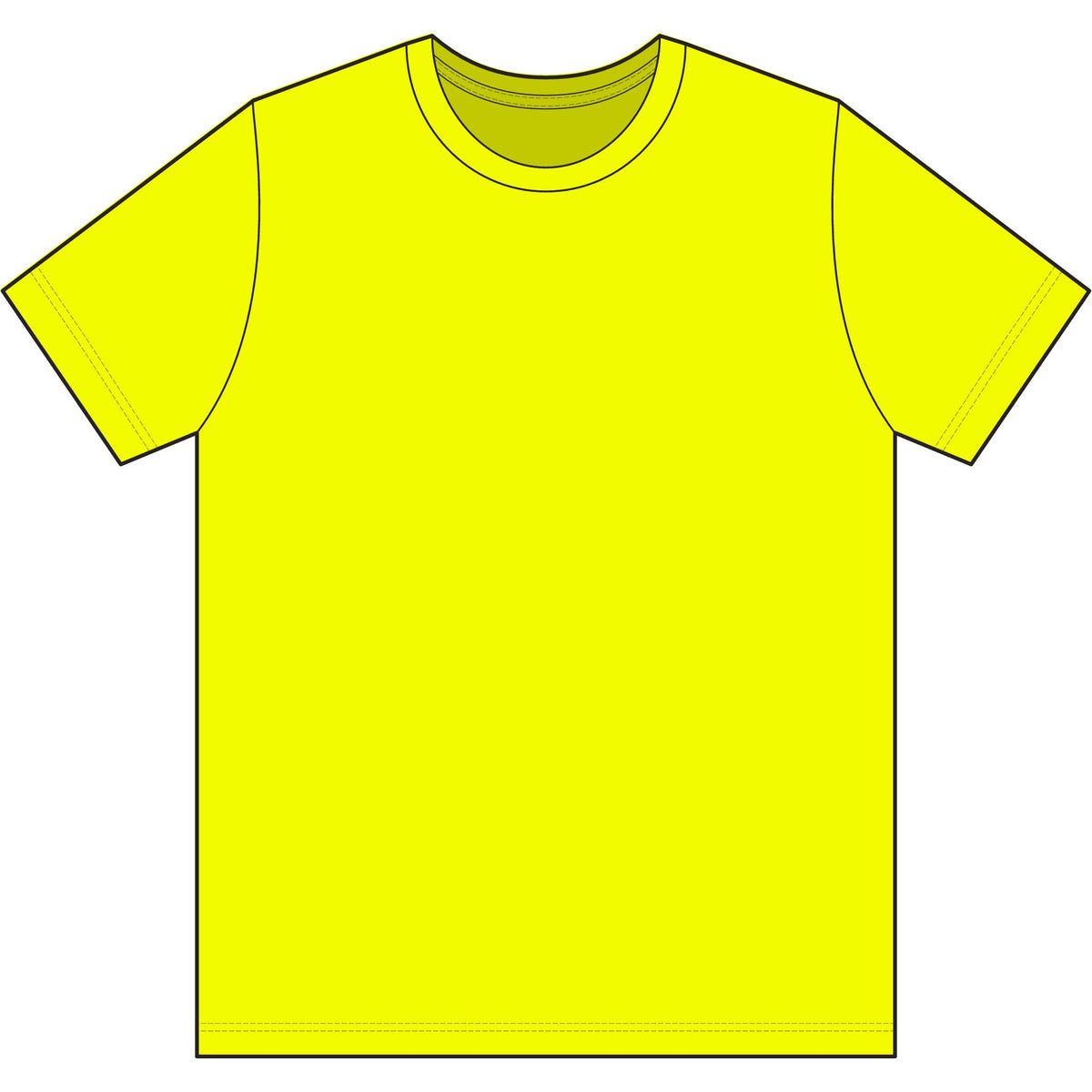 Red and white USA-Made 50-50 T-Shirt