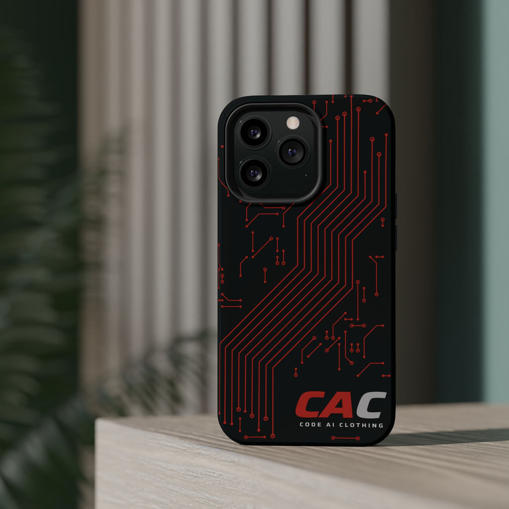 Code AI Circuit Phone Case