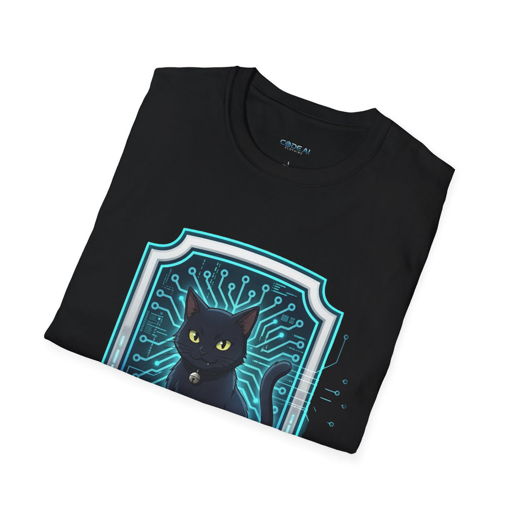 Black Cat Code Softstyle Tee