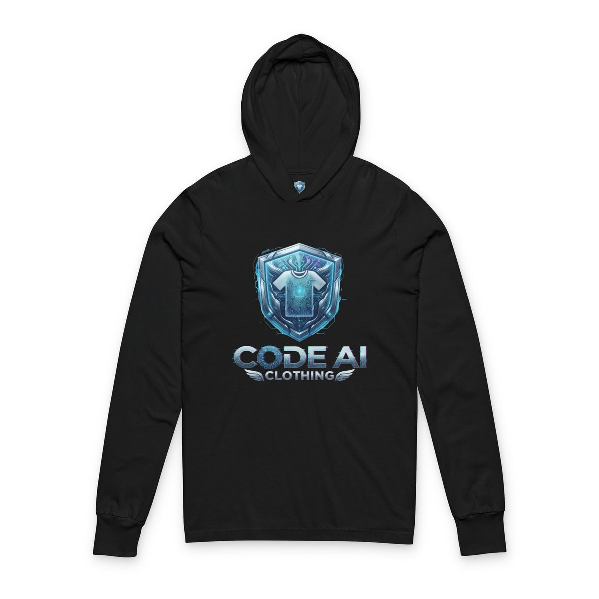 CodeAiclothing Hooded Long Sleeve Tee