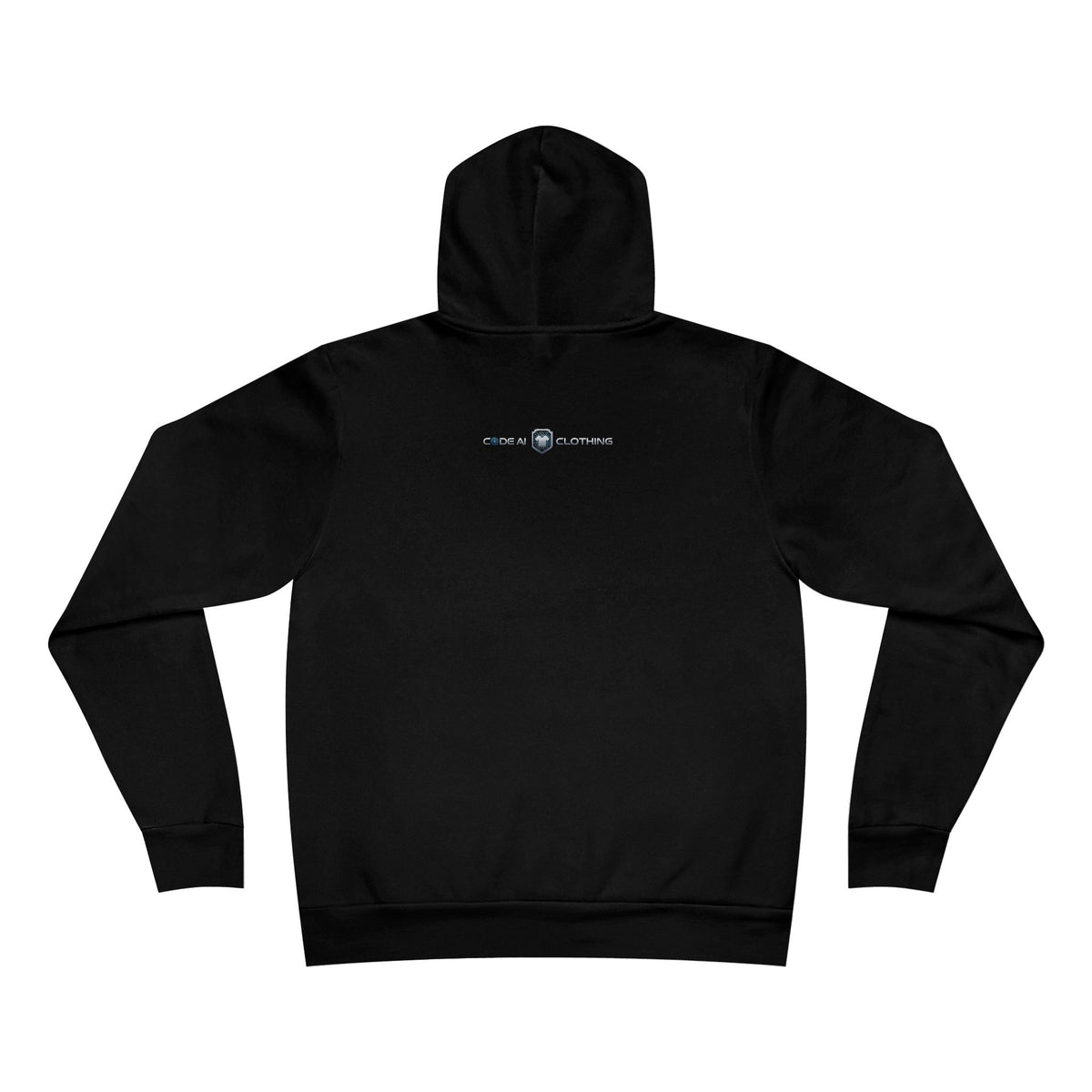 Red and White Sponge Fleece Hoodie
