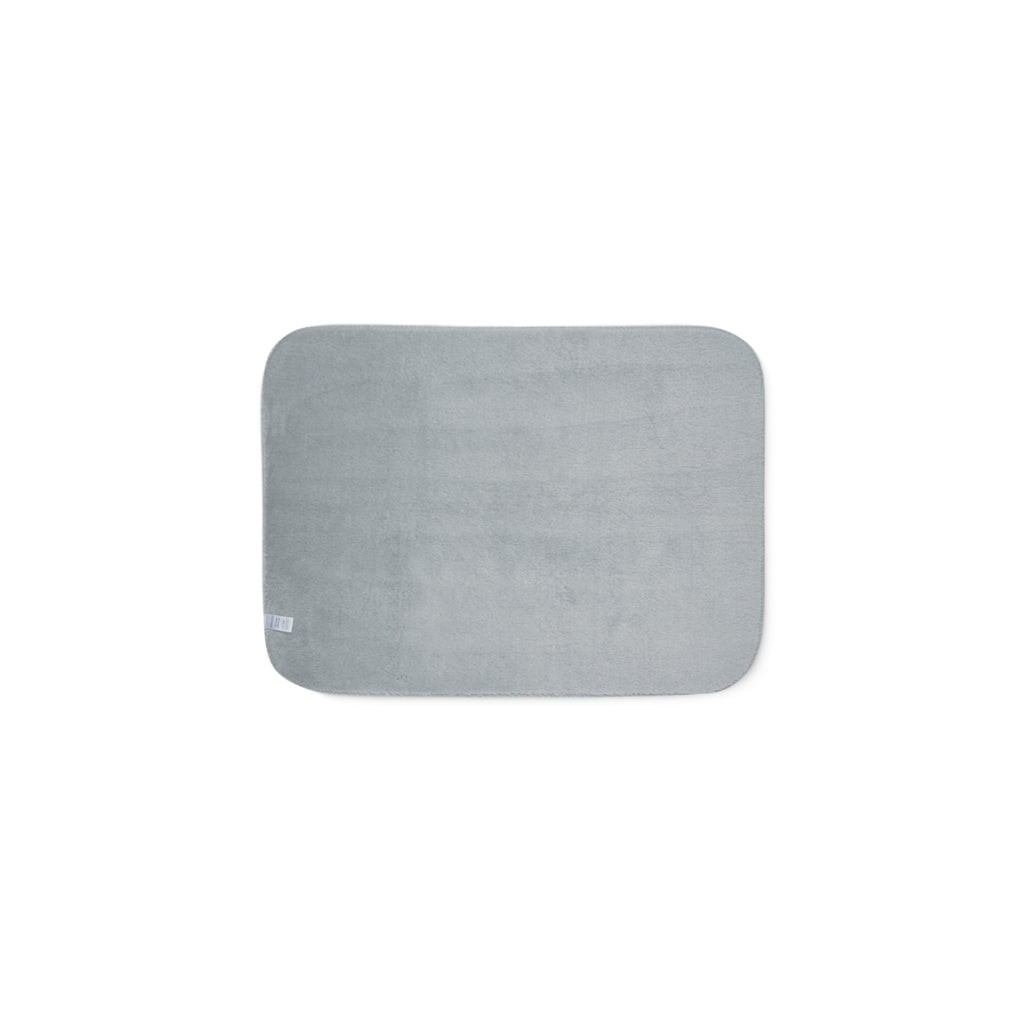 Sherpa Blanket — Code AI Green Shield Logo Plush Throw