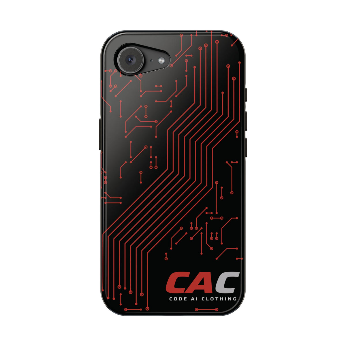 Code AI Circuit Phone Case