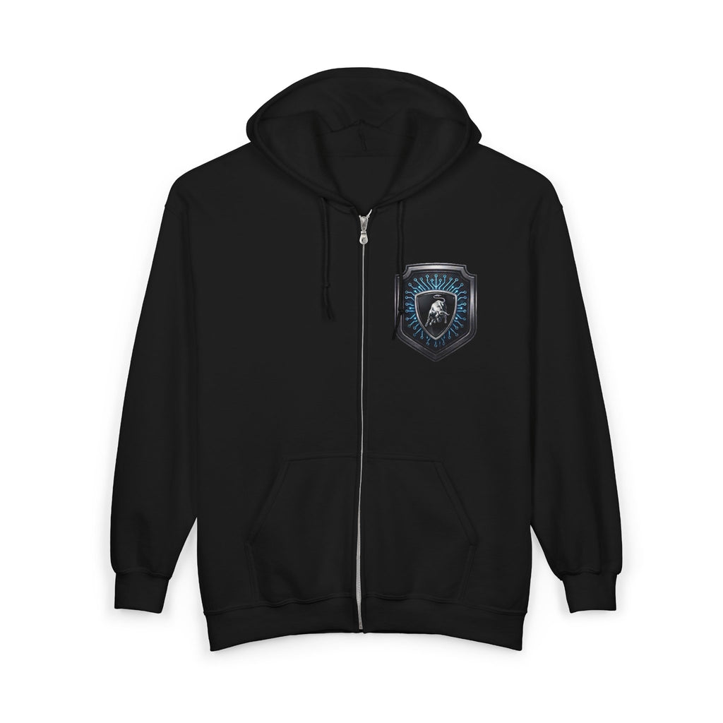 CodeAiclothing horseHeavy Blend™ Full Zip Hooded Sweatshirt