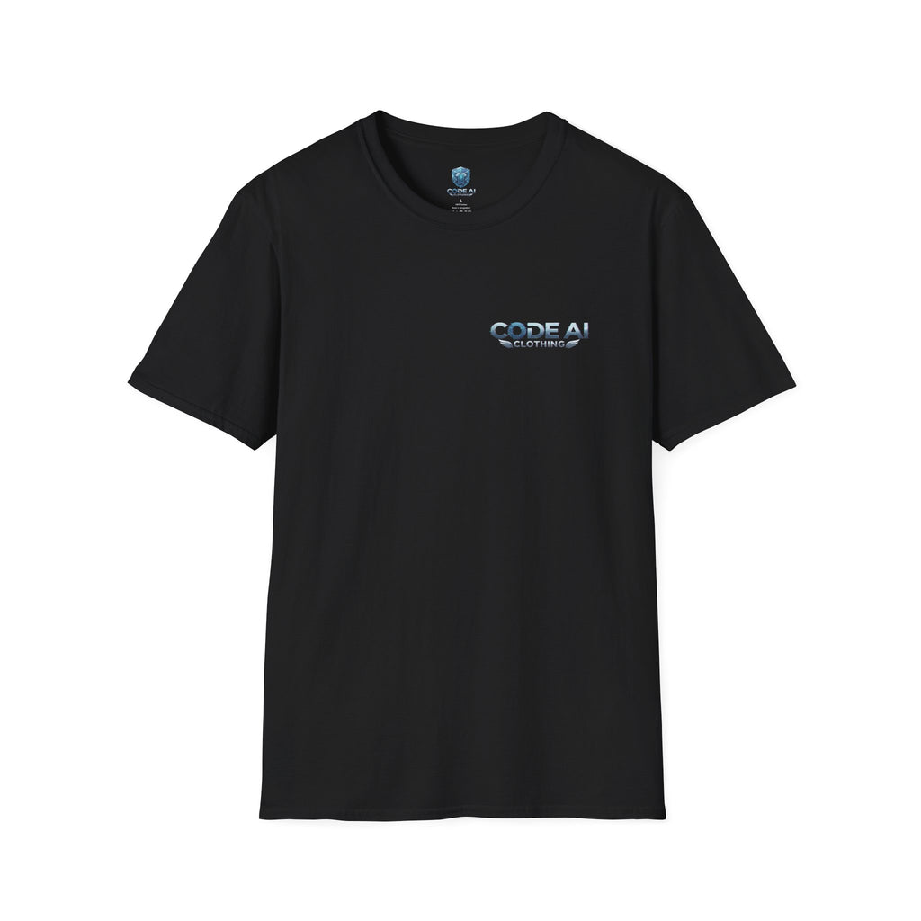 Code ai clothing  orange and blackSoftstyle T-Shirt