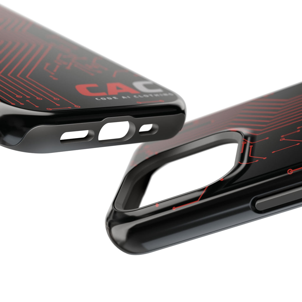 Code AI Circuit Phone Case