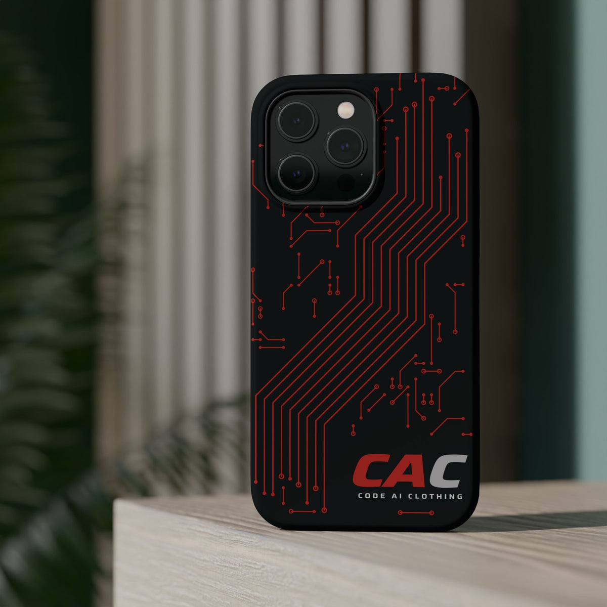 Code AI Circuit Phone Case
