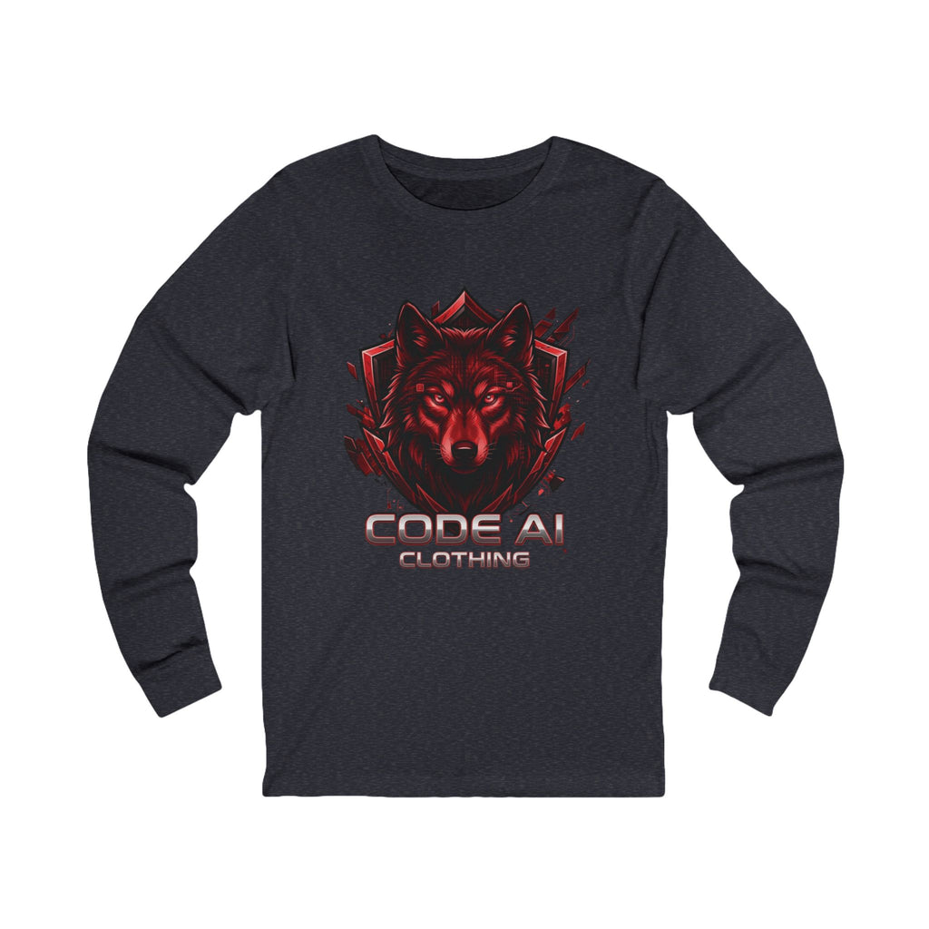 Wolf CodeAiclothing Long Sleeve Tee