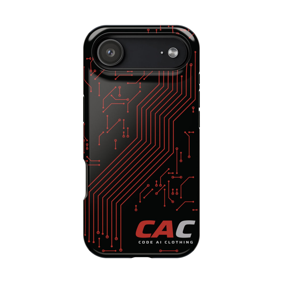 Code AI Circuit Phone Case