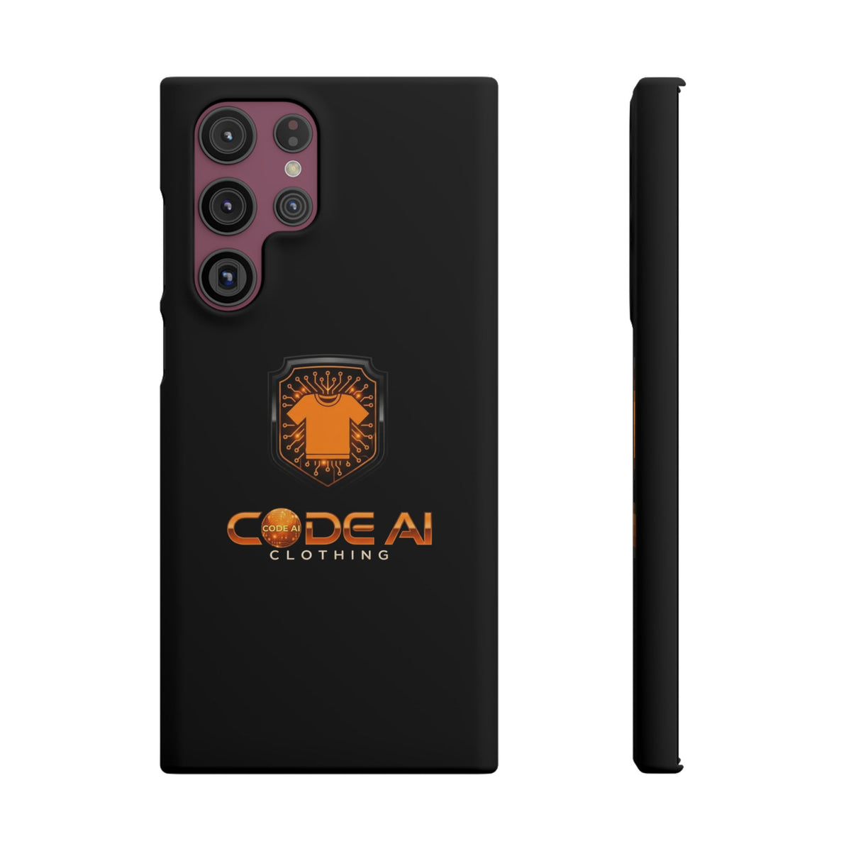 Orange and black cases