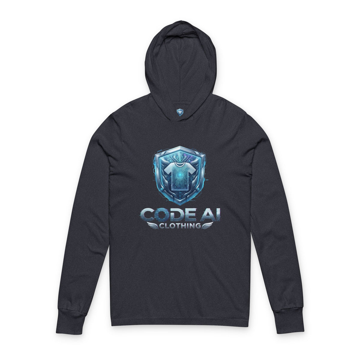 CodeAiclothing Hooded Long Sleeve Tee