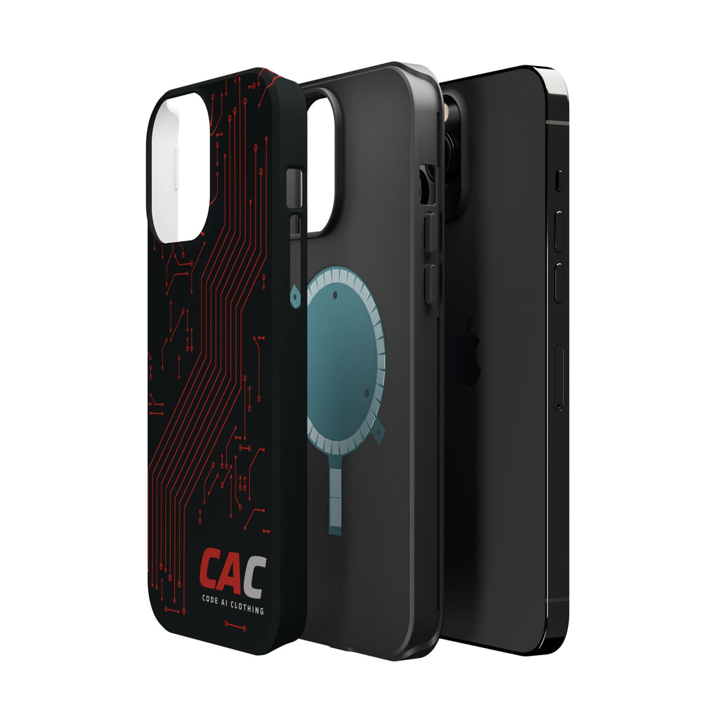 Code AI Circuit Phone Case