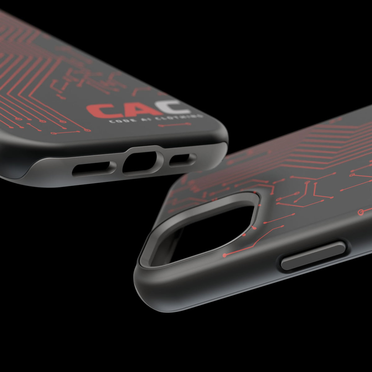 Code AI Circuit Phone Case