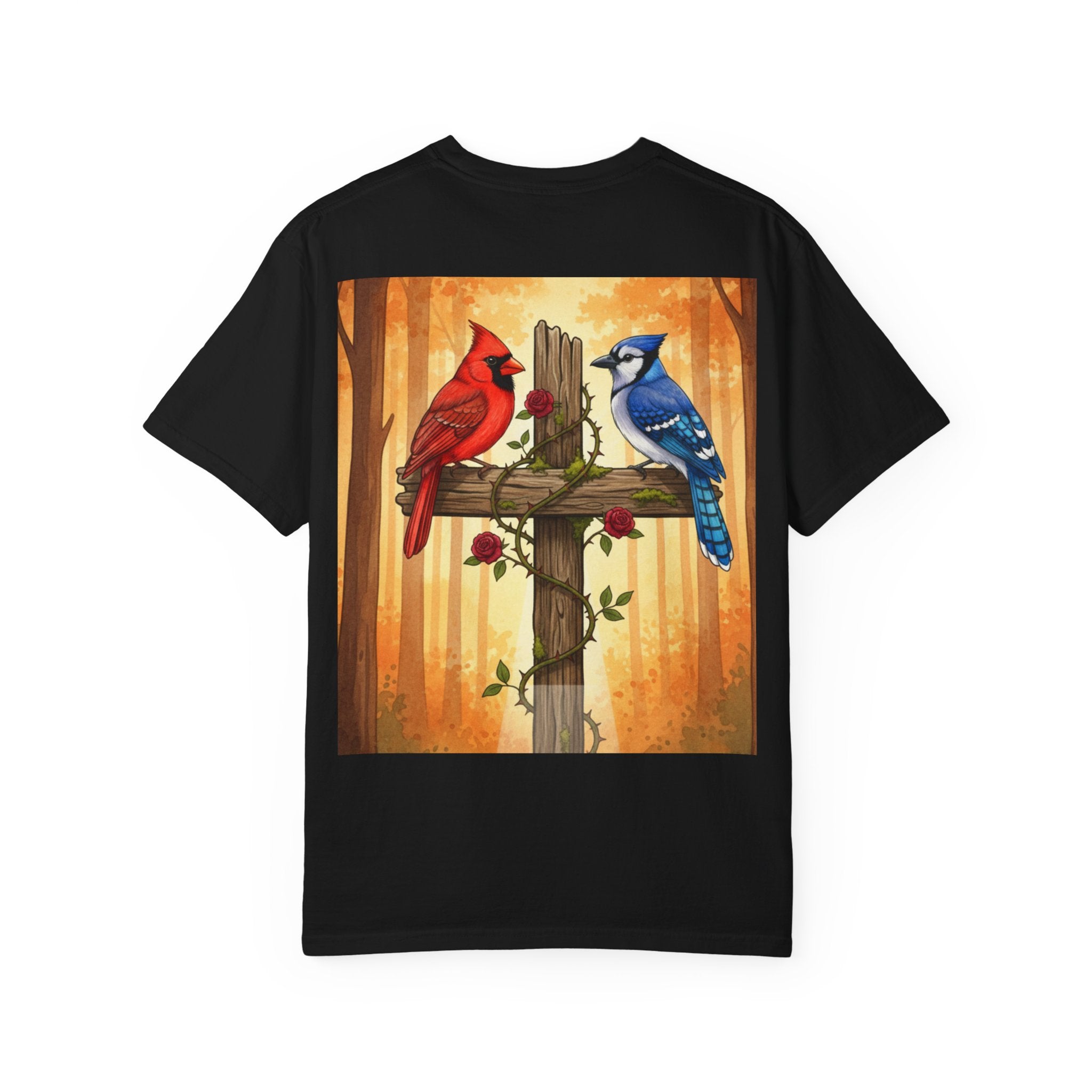 Code AI Clothing Logo T-Shirt — bluebird and cardinal Graphic Tee