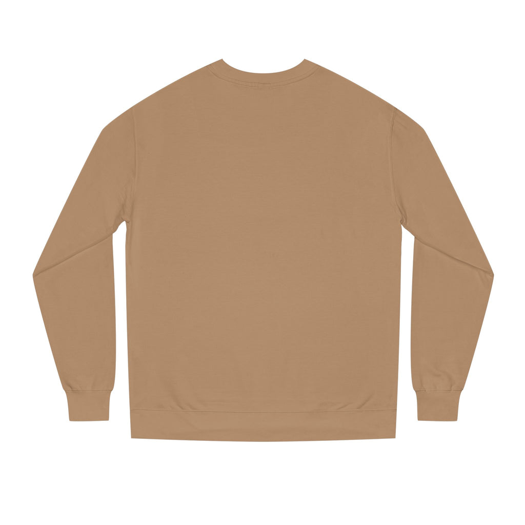 CodeAiclothing orange and black Crew Neck Sweatshirt
