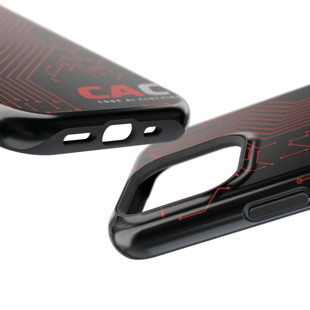 Code AI Circuit Phone Case