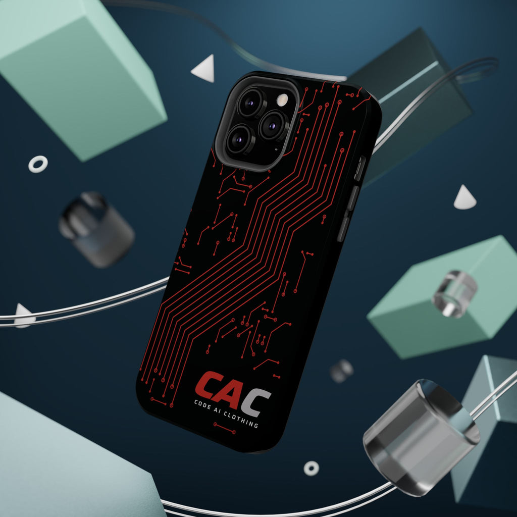 Code AI Circuit Phone Case