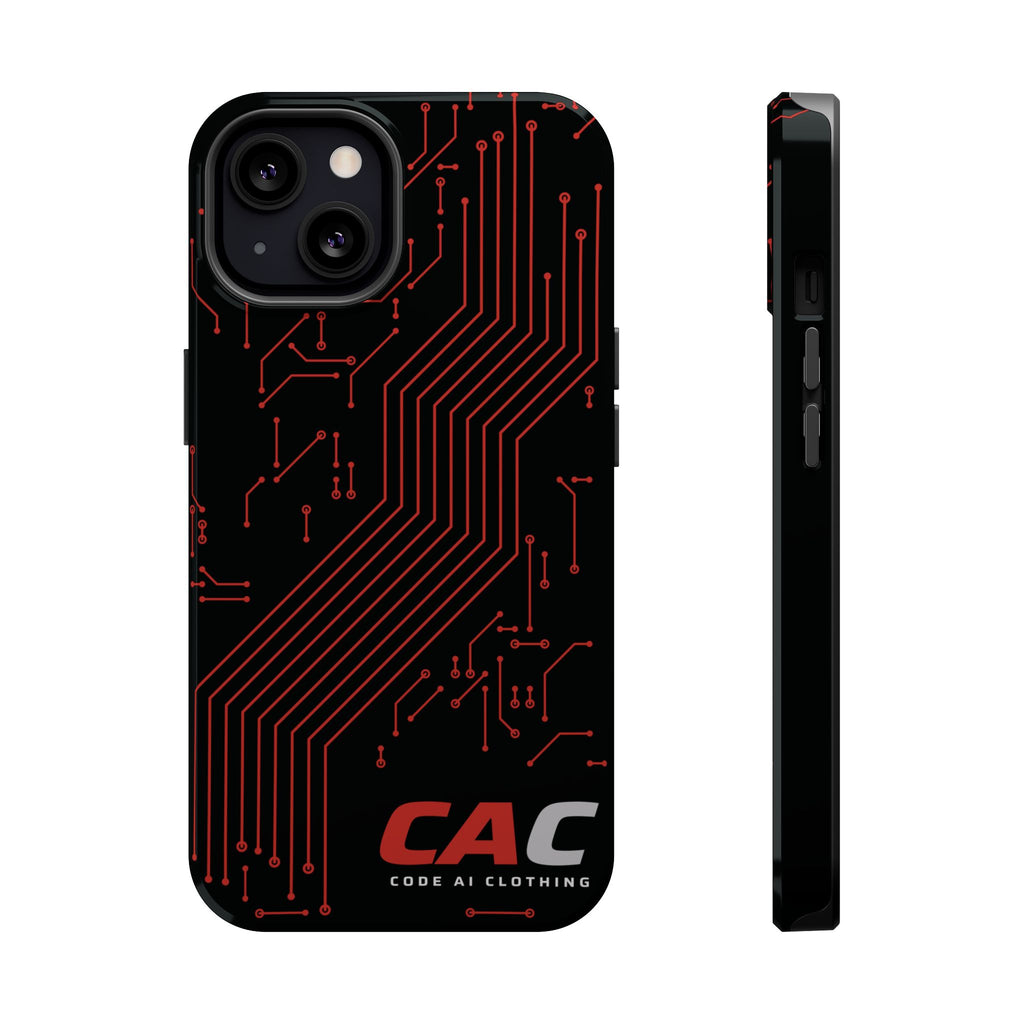 Code AI Circuit Phone Case