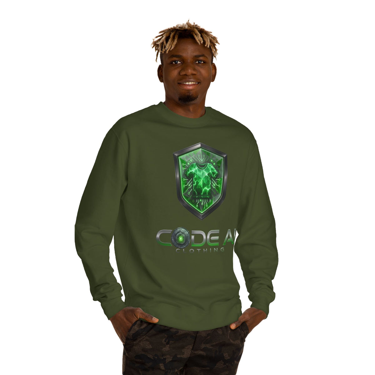X CodeAi clothing Crew Neck Sweatshirt