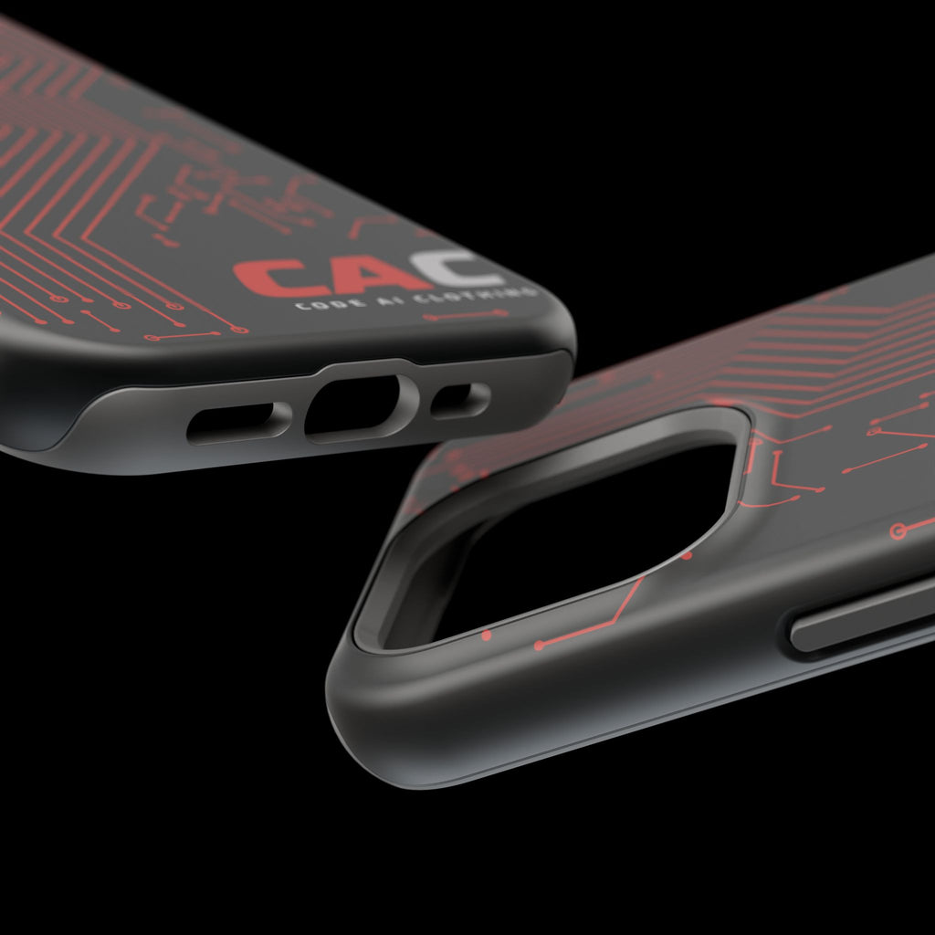 Code AI Circuit Phone Case