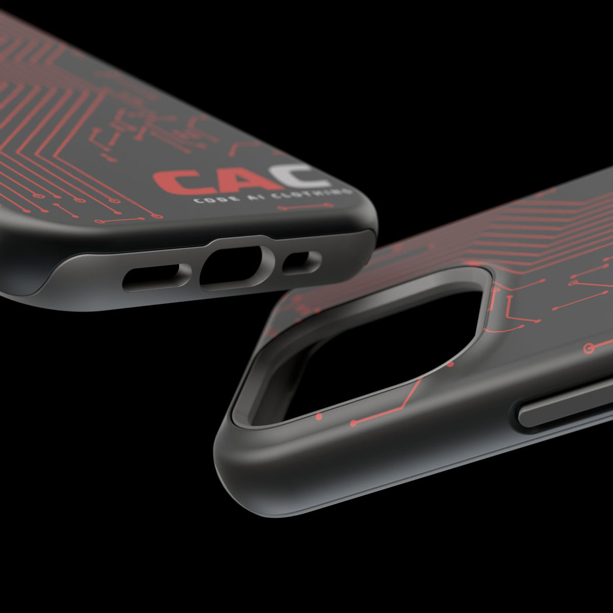 Code AI Circuit Phone Case