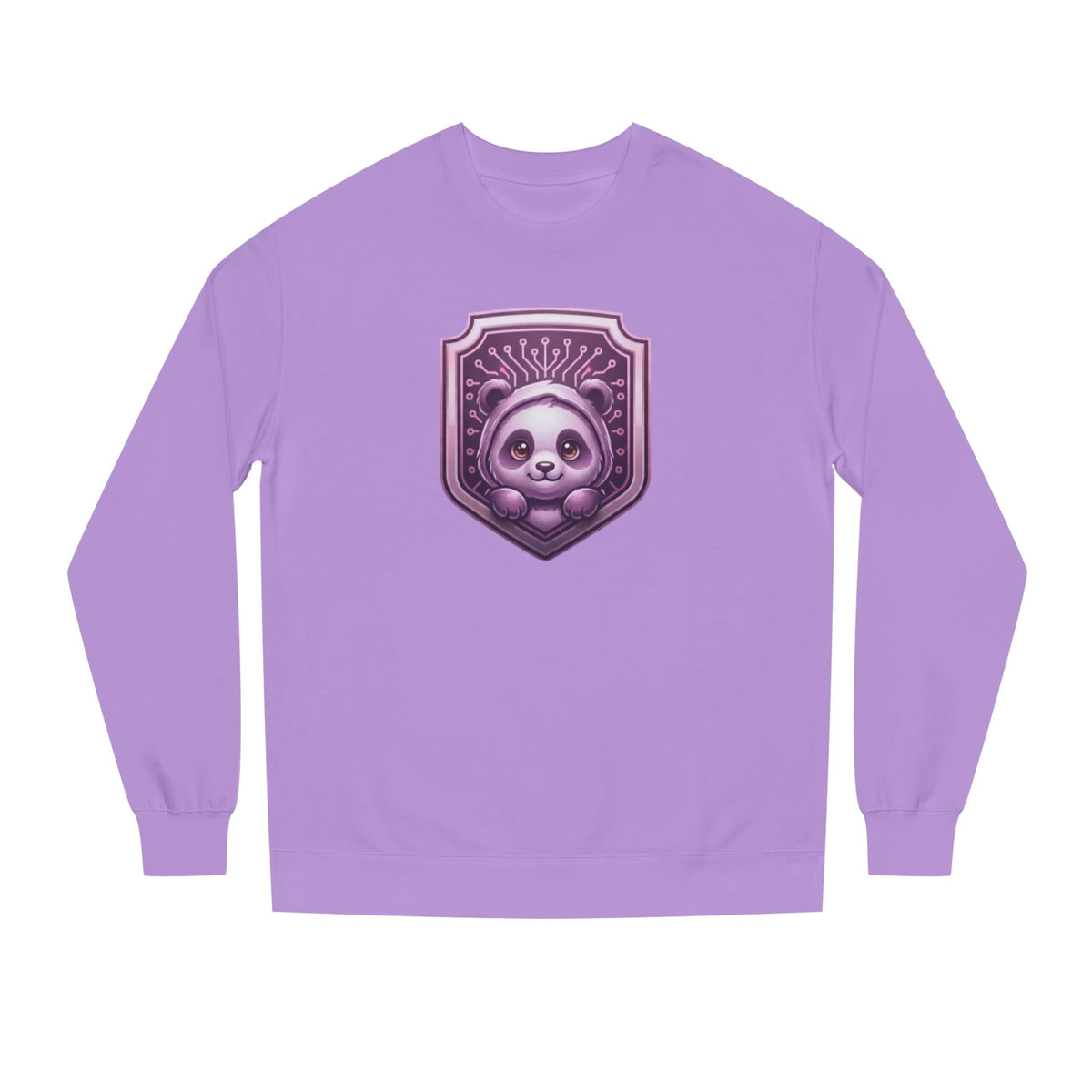 Cute panda CodeAiclothing Crew Neck Sweatshirt