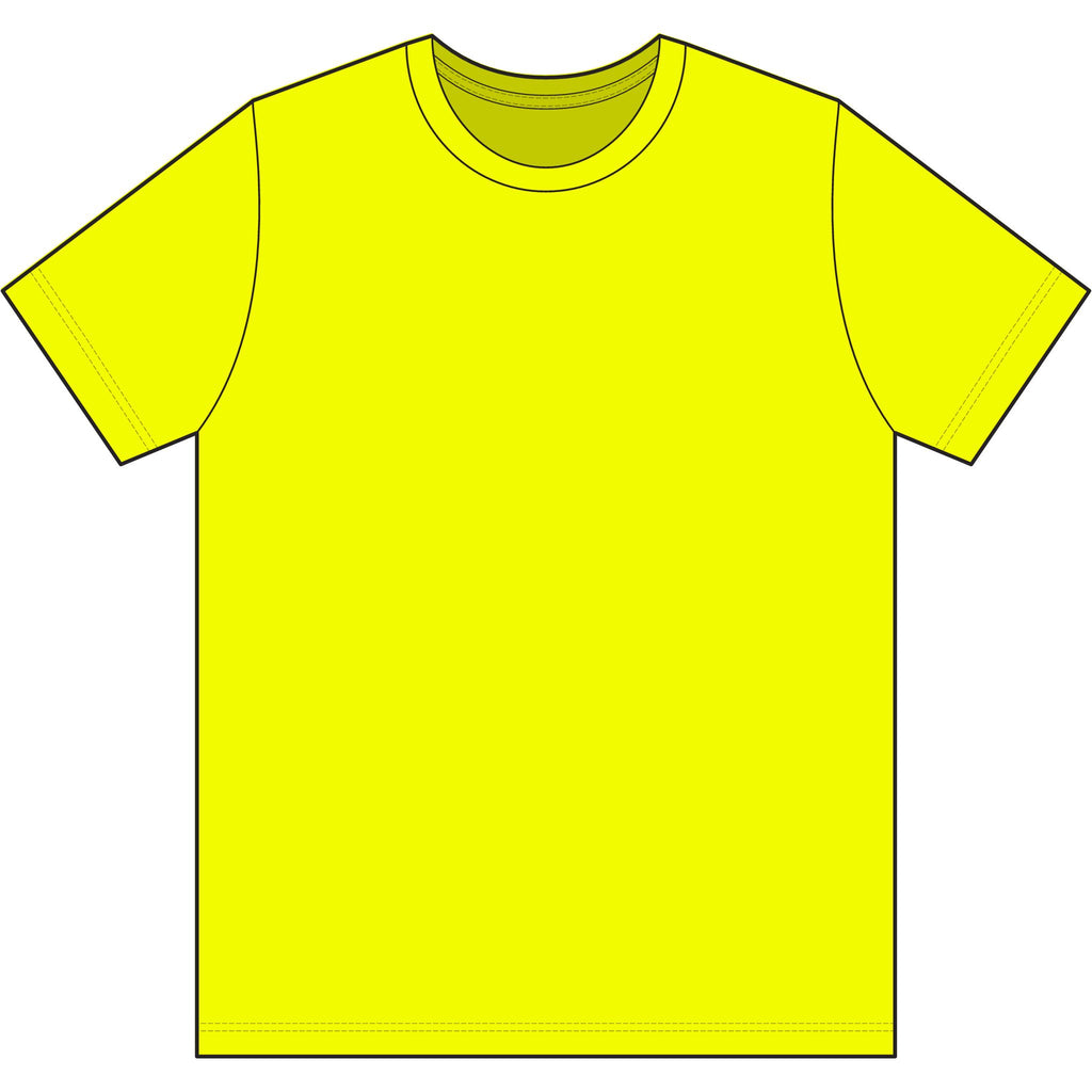 Red and white USA-Made 50-50 T-Shirt