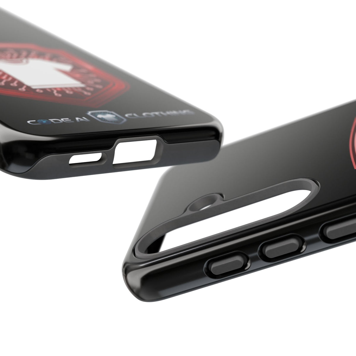 Red and White Code Case