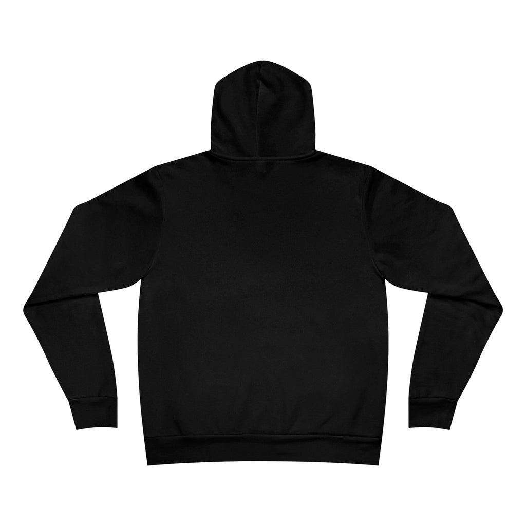 Red and white CodeAiclothing Sponge Fleece Pullover Hoodie