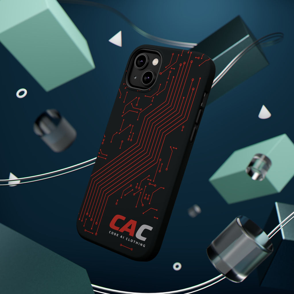 Code AI Circuit Phone Case