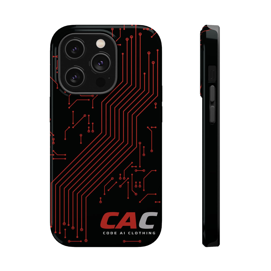 Code AI Circuit Phone Case