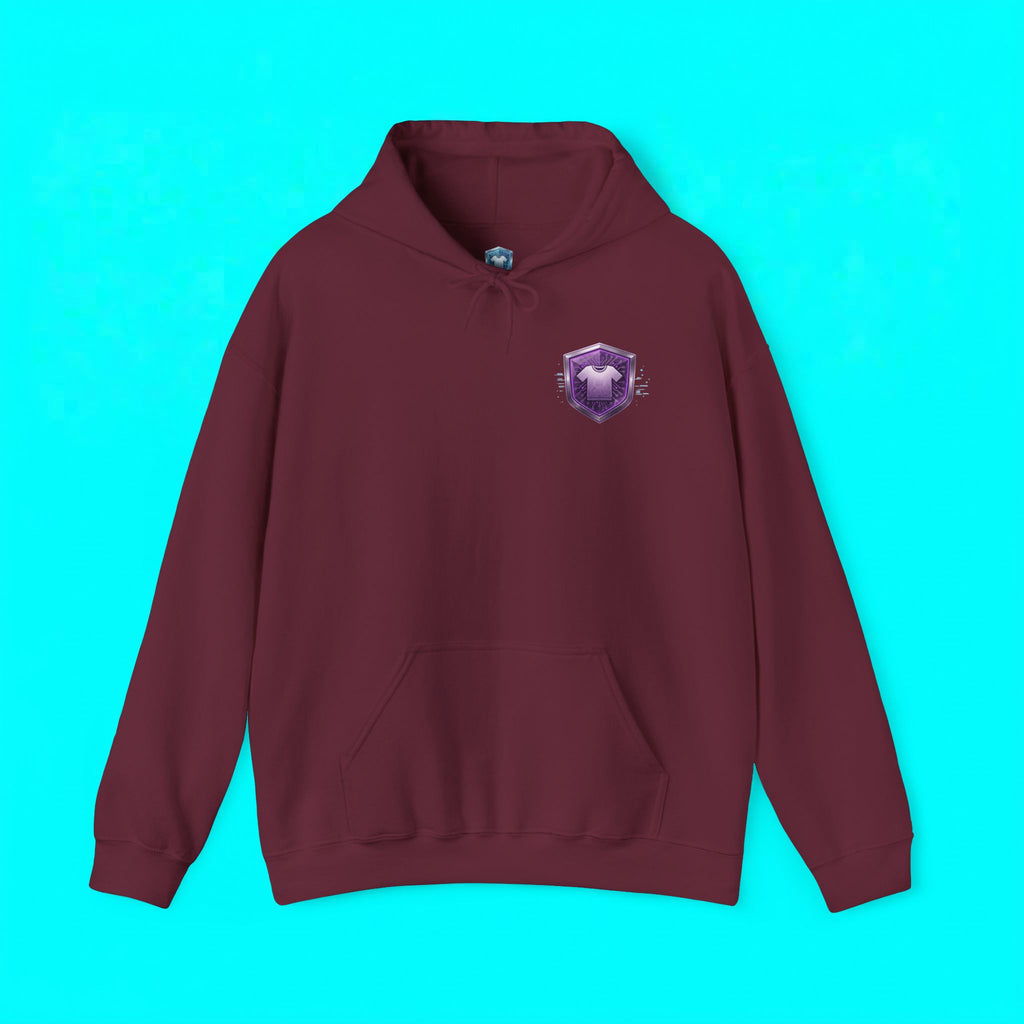 Heavy purple CodeAiclothing ™ Hooded Sweatshirt