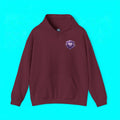 Heavy purple CodeAiclothing ™ Hooded Sweatshirt