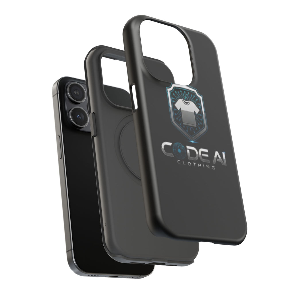 Code AI Clothing Impact-Resistant Phone Case — Tech Shield Logo